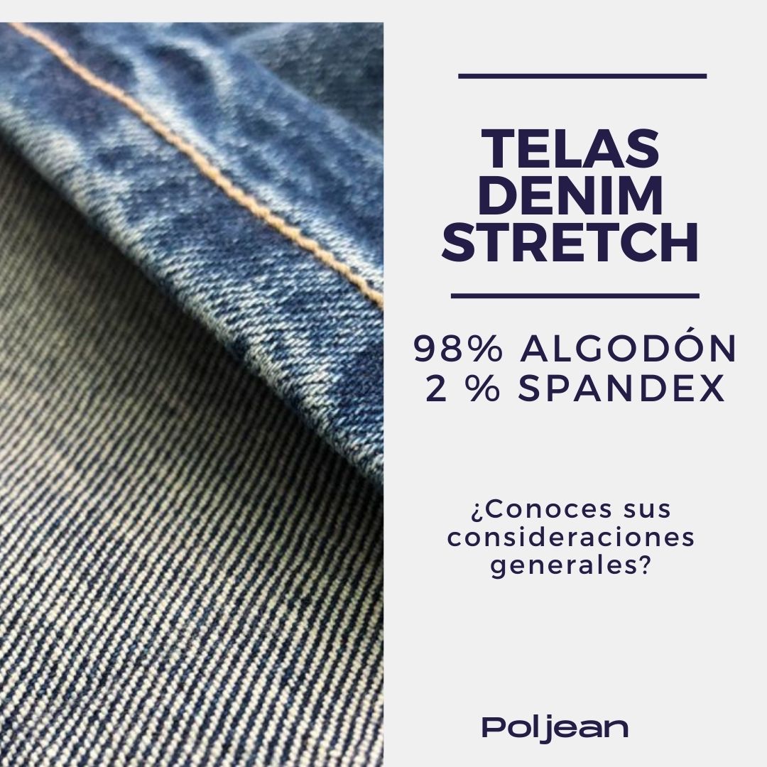 Tela denim stretch 98/2