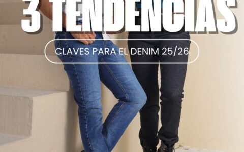 3 Tendencias denim clave para 2025-2026 que debes conocer