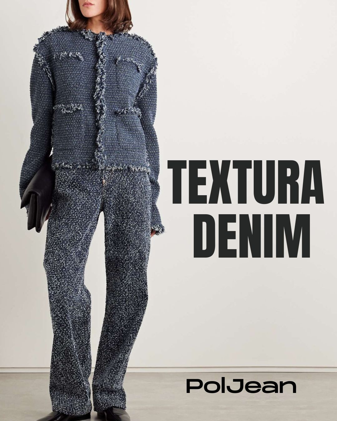 El Futuro es Táctil: Las 5 Texturas en Telas Denim que Definirán la Moda 2026